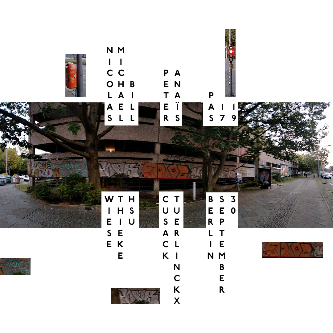 Anaïs Tuerlinckx & Peter Cusack / Bill Hsu, Michael Thieke, Nicolas Wiese Anaïs Tuerlinckx & Peter Cusack / Bill Hsu, Michael Thieke, Nicolas Wiese