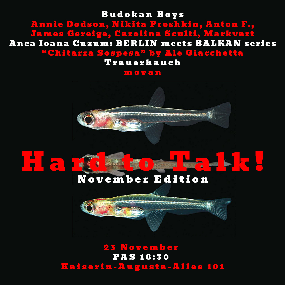 Hard to Talk! November edition Hard to Talk! November edition